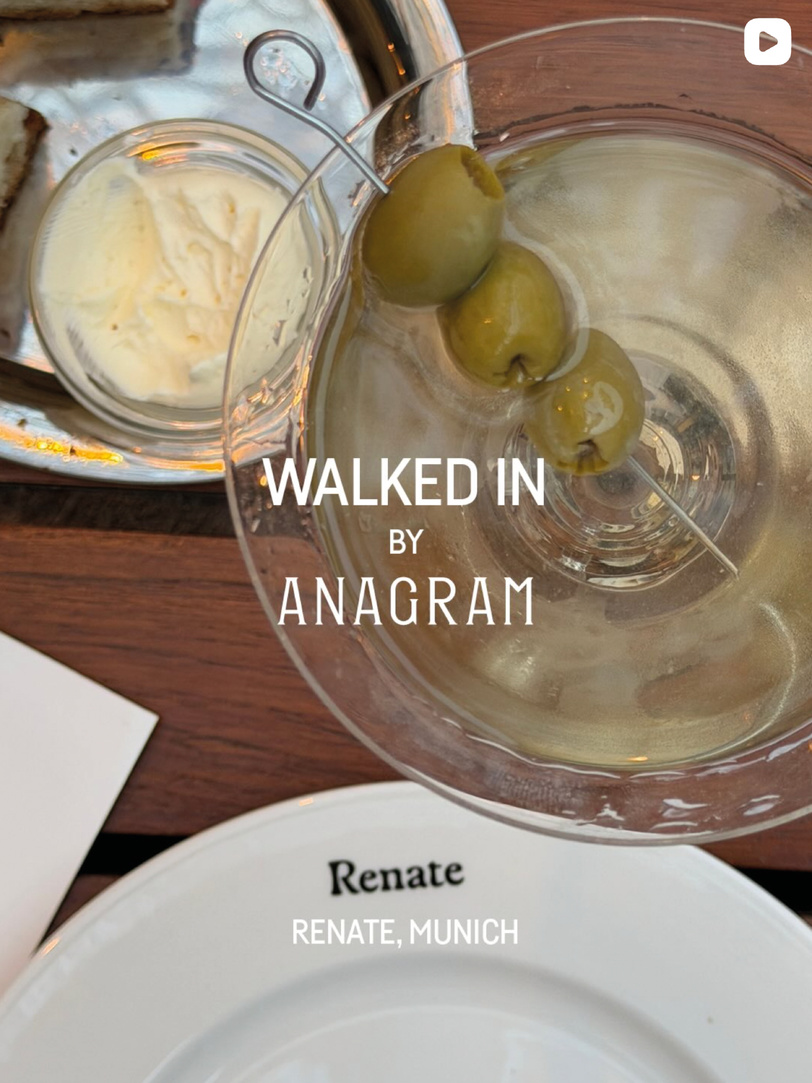 WALKED IN BY ANAGRAM — Renate, Munich